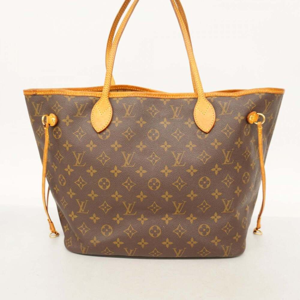LOUIS VUITTON Brown Monogram Neverfull MM Tote Bag - Picture 12 of 12